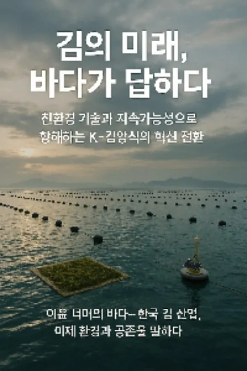 “김의 미래, 바다가 답하다”친환경 기술과 지속가능성으로 항해하는 K-김양식의 혁신 전환